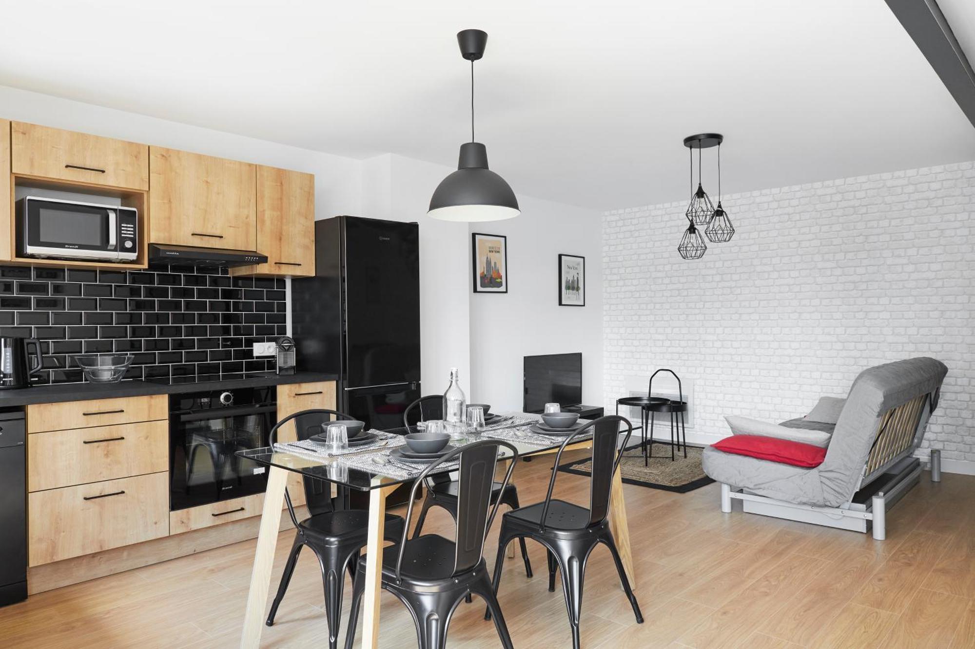 Апартаменты New-York New-York : Fibre Wifi/Linge/Parking Шатобриан Экстерьер фото